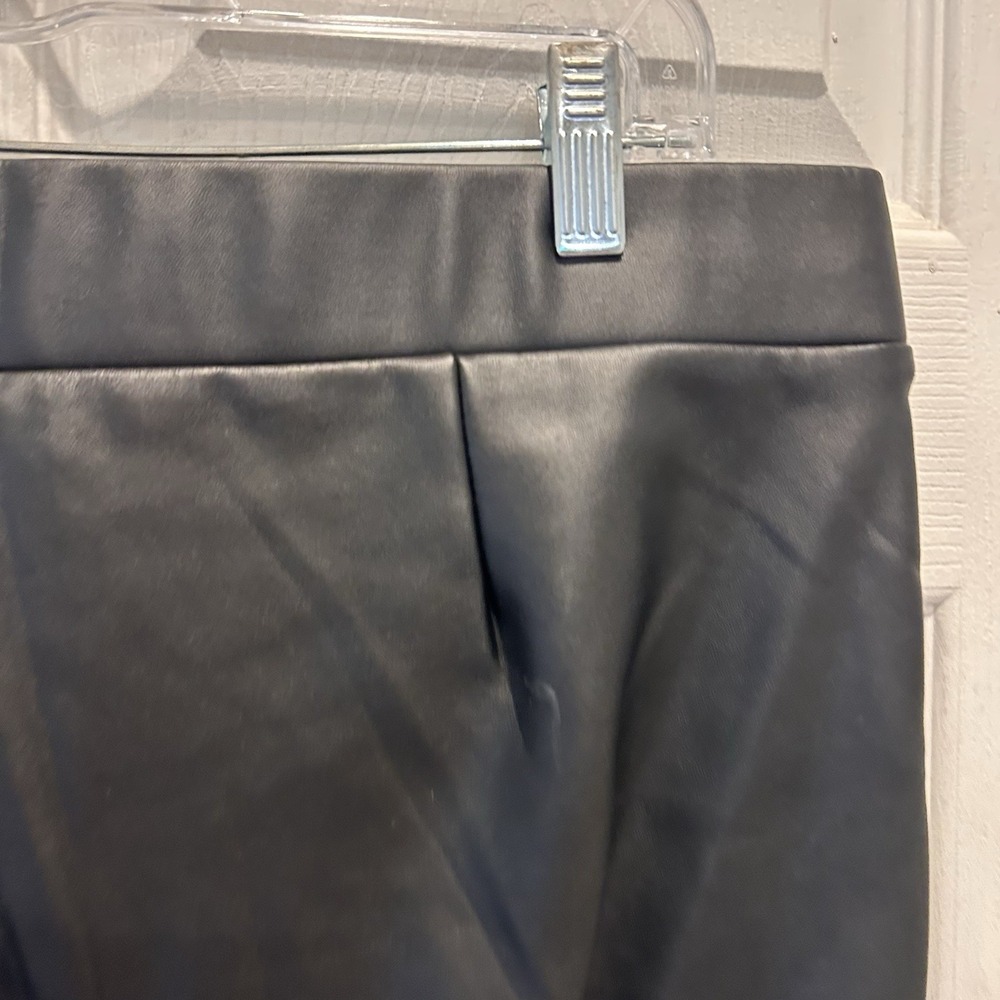 Loft Faux Leather Leggings NWT Size Large Biker Moto - Picture 5 of 7